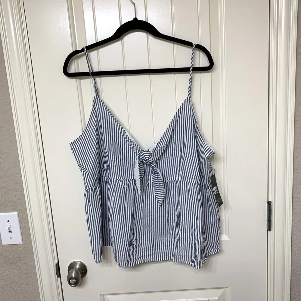 NWT a.n.a Striped Blouse